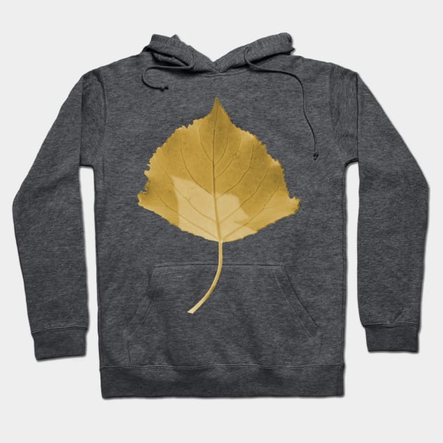 Yellow Leaf Hoodie by wordsnclouds